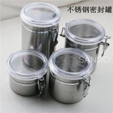 不锈钢密封罐 储物罐 厨房保鲜工具四件套