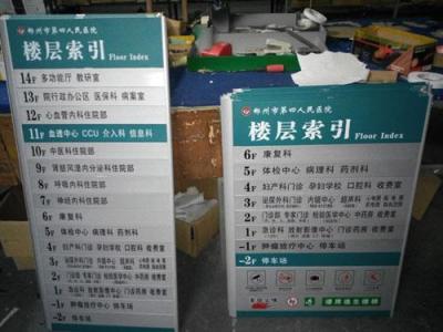 郴州市第四人民医院标识导向系统工程如期完