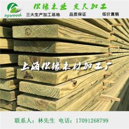 南方松防腐木价格 上海 南方松板材进口