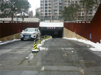 郑州楷林IFC车库坡道融雪工程已投入使用