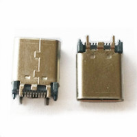 USB 3.1 type-c母座直立式180度贴片四脚插