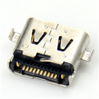 USB 3.1 TYPE-C 沉板SMT+DIP二脚超短型母座