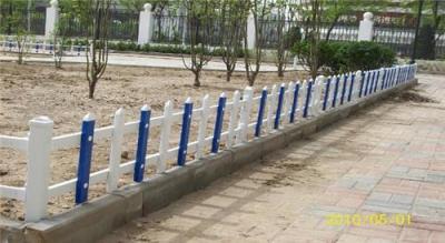 PVC塑钢花草护栏 pvc公路花坛绿化栅栏