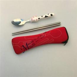 旅行勺筷儿童餐具 促销品定制 卡通礼品勺