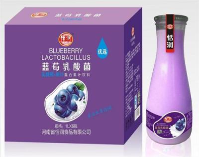 恬润1L蓝莓乳酸菌饮料 蓝莓乳酸菌厂家