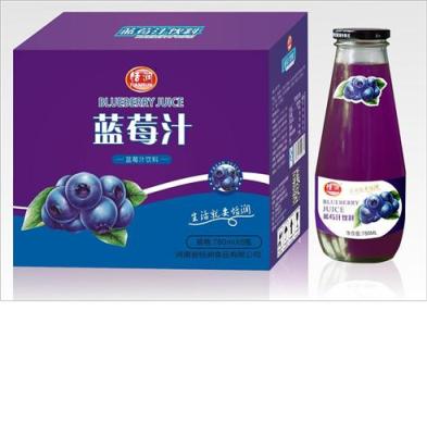 恬润780ml蓝莓饮料 小瓶蓝莓汁厂家
