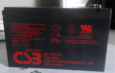 CSB GP1272 12V7.2AH小型UPS电源专用蓄电池