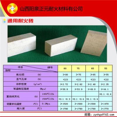 山西正元廠家直銷 通用型標(biāo)準(zhǔn)耐火磚