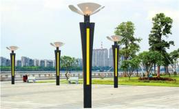 LED三叶草灯具高楼大型柱造型景观灯