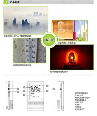 德國進(jìn)口傳感器pm2.5檢測儀霾表